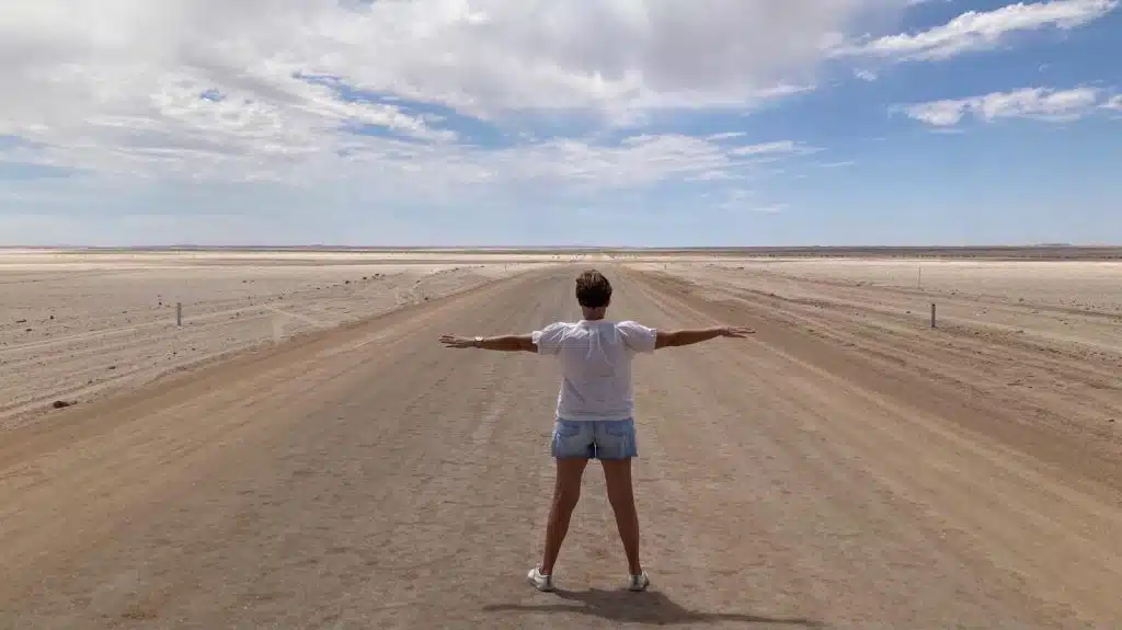 Christine Thoné in Namibië