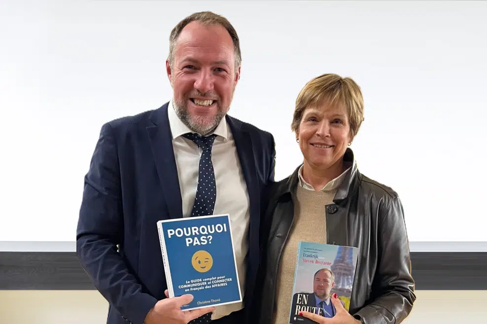 Steven Decraene & Christine Thoné met boeken
